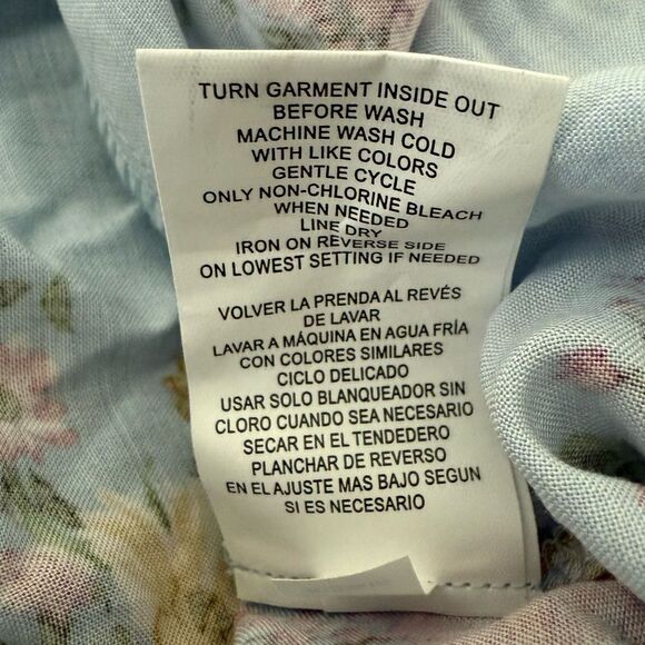 Rewind High Low Robin Blue Maxi Sundress  Sweetheart Neckline Flutter Sleeve - Picture 9 of 9